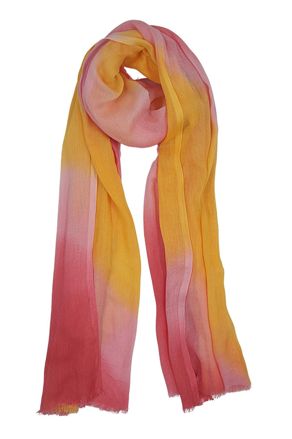 Diagonal shaped panel Scarf (SE-2343_Pink)